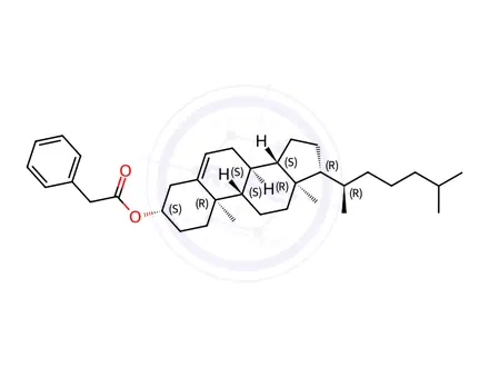 Chemical structure of Cholesteryl Phenylacetate