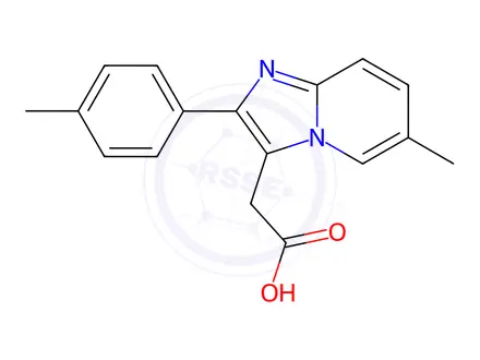 Chemical structure of Zolpidem Acid