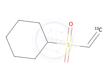 Chemical structure of Phenyl vinyl sulfone-2-<SUP>13</SUP>C
