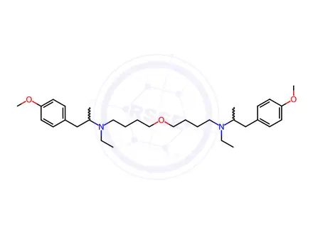 Chemical structure of Mebeverine Impurity J