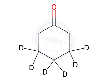 Chemical structure of Cyclohexanone-d6