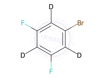 Chemical structure of 1-Bromo-3,5-Difluorobenzene-d3
