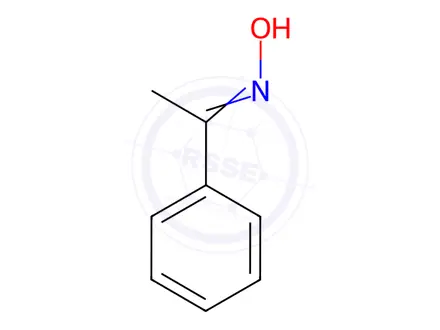 Chemical structure of 1-Phenylethanone Oxime