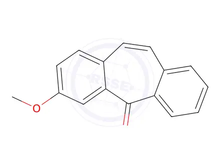 Chemical structure of 3-Methoxy-9a,11-dihydro-10H-dibenzo[a,d][7]annulen-10-one