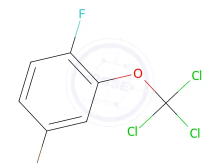 Chemical structure of 4-Bromo-1-fluoro-2-(trichloromethoxy)benzene