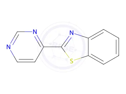 Chemical structure of 2-(Pyrimidin-4-yl)benzo[d]thiazole