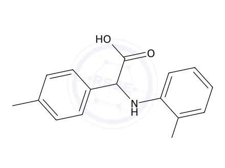 Chemical structure of 2-((2-Fluorophenyl)amino)-2-(p-tolyl)acetic acid