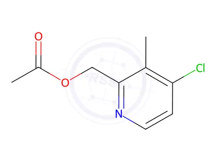 Chemical structure of 2-Acetoxymethyl-4-chloro-3-methylpyridine