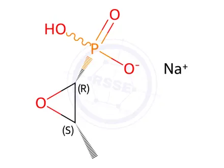 Chemical structure of Fosfomycin Impurity 5 Sodium Salt
