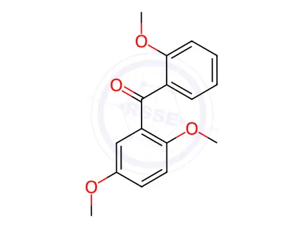 Chemical structure of 2,2',5-Trimethoxybenzophenone
