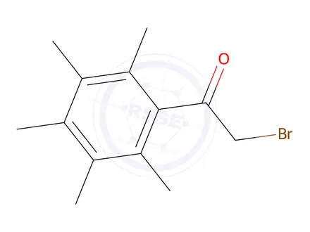 Chemical structure of 2-Bromo-1-(2,3,4,5,6-pentamethylphenyl)ethan-1-one