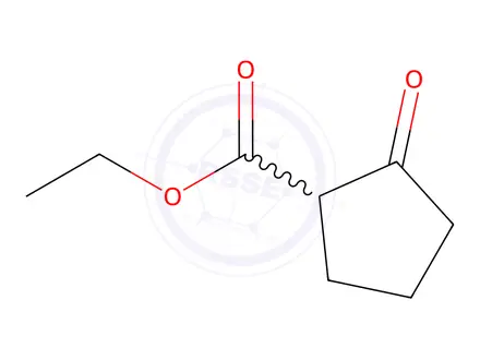 Chemical structure of Ethyl 2-oxocyclopentanecarboxylate