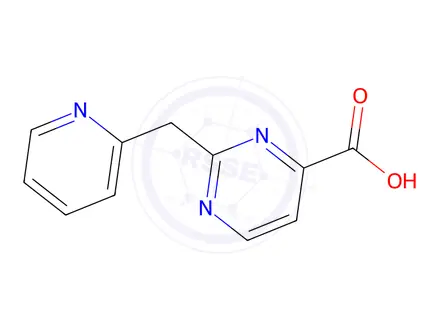 Chemical structure of 2-(Pyridin-2-ylmethyl)pyrimidine-4-carboxylic acid