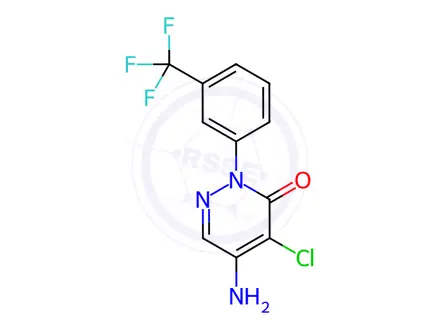 Chemical structure of Norflurazon-desmethyl