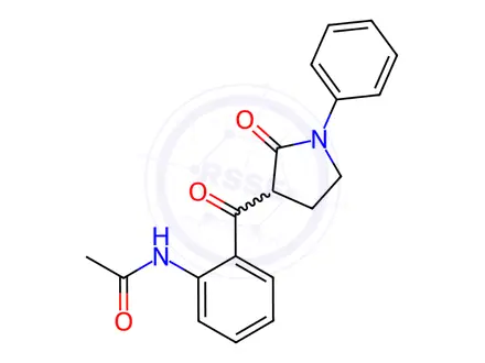 Chemical structure of N-(2-(2-Oxo-1-phenylpyrrolidine-3-carbonyl)phenyl)acetamide
