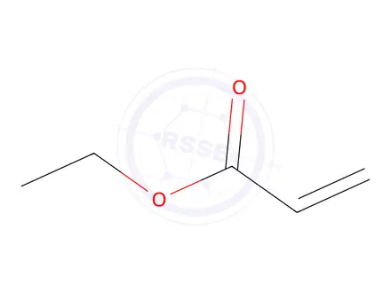 Chemical structure of 2-Propenoic acid, ethyl ester, polymer with 1,1-dichloroethene