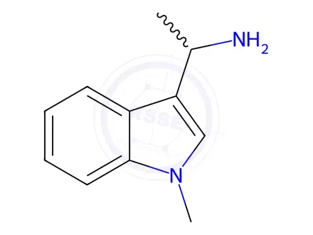 Chemical structure of 1-(1-Methyl-1h-indol-3-yl)ethan-1-amine