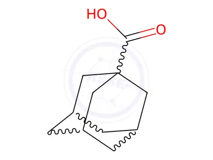 Chemical structure of Adamantane carboxylic acid