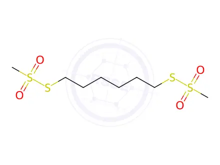 Chemical structure of 1,6-Hexanediyl Bismethanethiosulfonate
