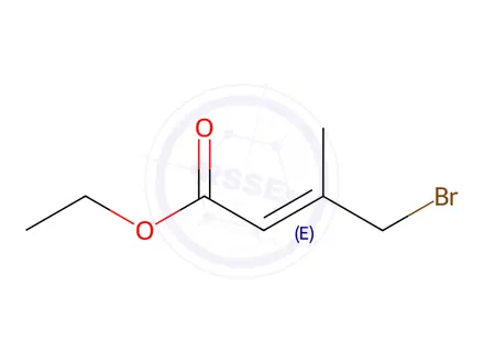 Chemical structure of (E)-Ethyl 4-Bromo-3-methyl-2-butenoate