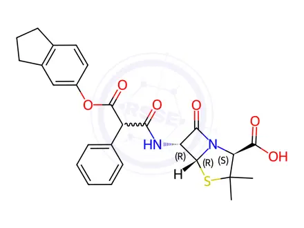 Chemical structure of CARINDACILLIN