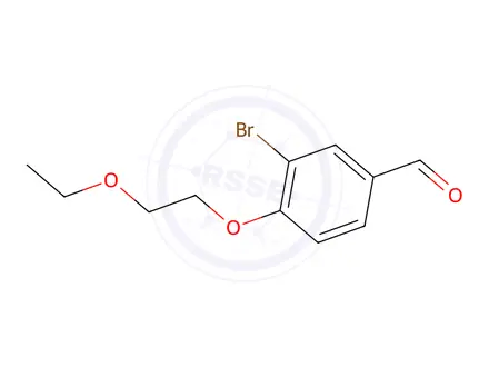 Chemical structure of 3-BroMo-4-(2-ethoxyethoxy)benzaldehyde