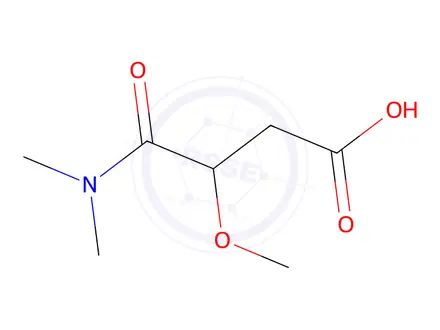 Chemical structure of 4-(Dimethylamino)-3-methoxy-4-oxobutanoic acid