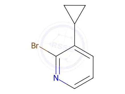 Chemical structure of 2-Bromo-3-cyclopropylpyridine
