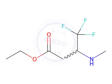 Chemical structure of Ethyl 4,4,4-trifluoro-3-(methylamino)butanoate
