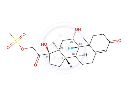 Chemical structure of Hydrocortisone Impurity 43