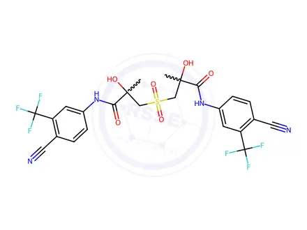 Chemical structure of Bicalutamide-Impurity L