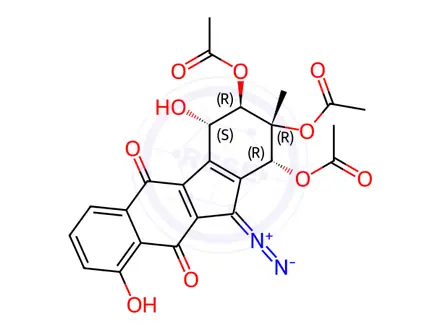 Chemical structure of kinamycin A