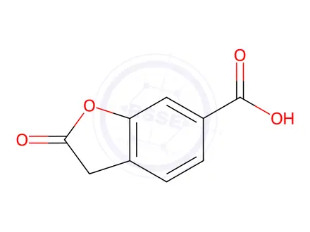 Chemical structure of 2-Oxo-2,3-dihydrobenzofuran-6-carboxylic acid