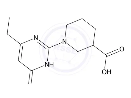 Chemical structure of 1-(4-Ethyl-6-oxo-1,6-dihydropyrimidin-2-yl)piperidine-3-carboxylic acid