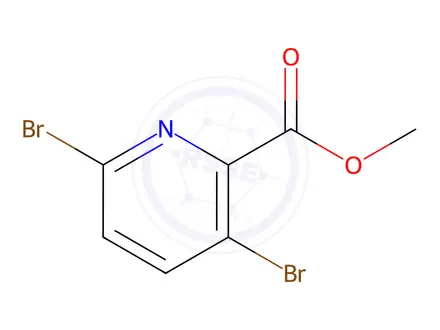 Chemical structure of Methyl 3,6-dibromopicolinate