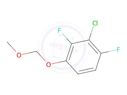 Chemical structure of 2-Chloro-1,3-difluoro-4-(methoxymethoxy)benzene