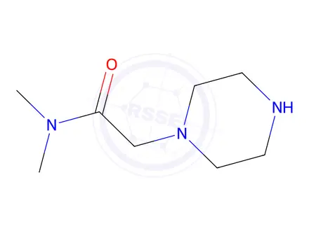 Chemical structure of N,N-Dimethyl-2-(piperazin-1-yl)acetamide