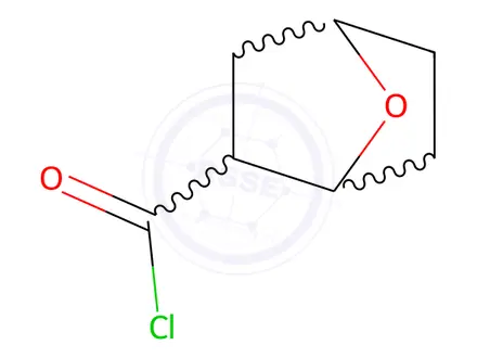 Chemical structure of 7-oxabicyclo[2.2.1]heptane-2-carbonyl chloride