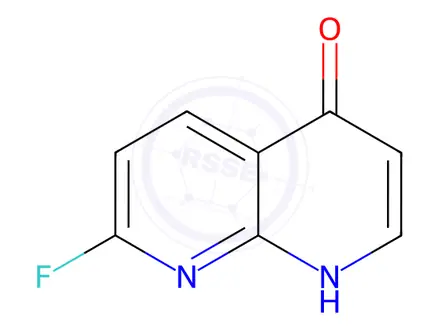 Chemical structure of 7-Fluoro-1,8-naphthyridin-4(1H)-one
