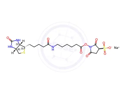 Chemical structure of Biotin Impurity 73