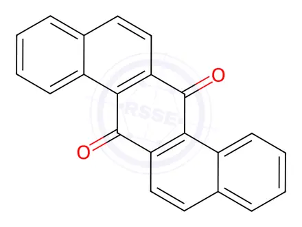 Chemical structure of Dibenz[a,h]anthracene-7,14-dione