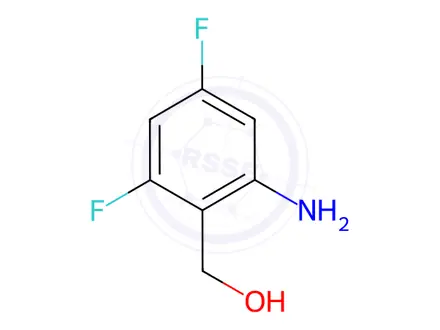 Chemical structure of 2-Amino-4,6-difluorobenzyl Alcohol