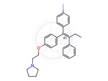 Chemical structure of Idoxifene