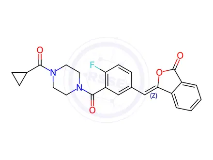 Chemical structure of Olaparib Impurity 15 (Z-Isomer)