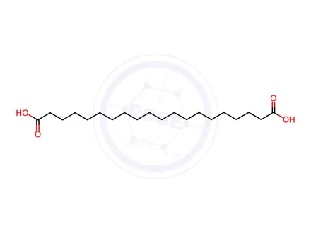 Chemical structure of Octadecanedicarboxylic acid