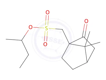 Chemical structure of Camphor Sulfonic Acid sec-Butyl Ester