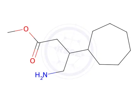 Chemical structure of Methyl 4-amino-3-cycloheptylbutanoate