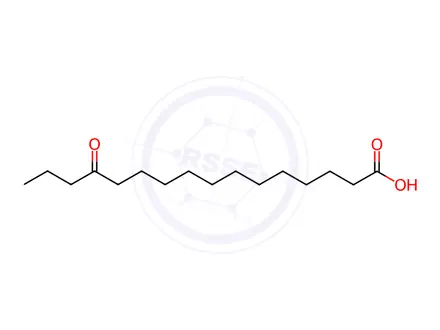 Chemical structure of 13-Oxohexadecanoic acid