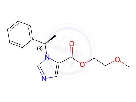 Chemical structure of Etomidate Impurity 123