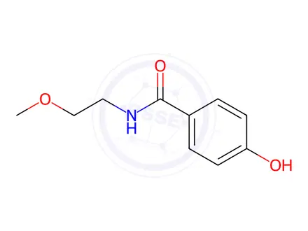 Chemical structure of 4-Hydroxy-N-(2-methoxyethyl)benzamide